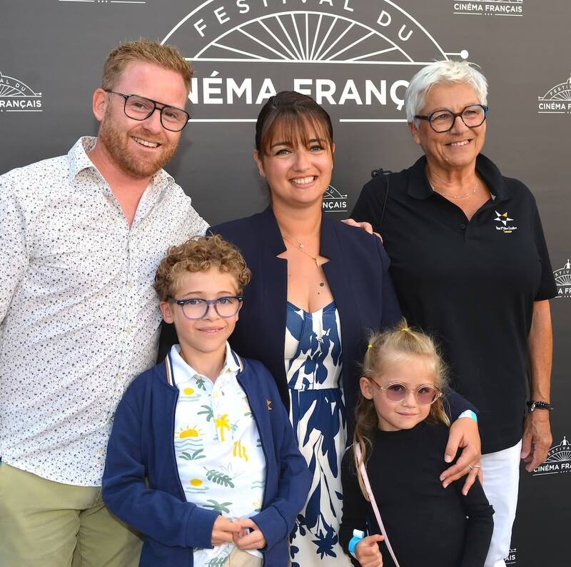 Famille bénéficiaire d'association au Festival du Cinéma Français d'Aix-les-Bains 2026